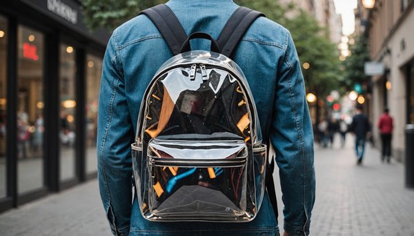 Shop clear backpacks: style and practicality in one bag